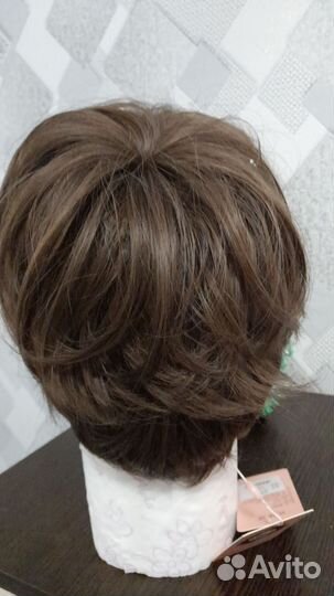 Парик Короткий женский боб цвет темный