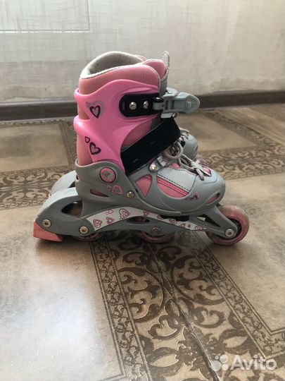 Роликовые коньки детские раздвижные