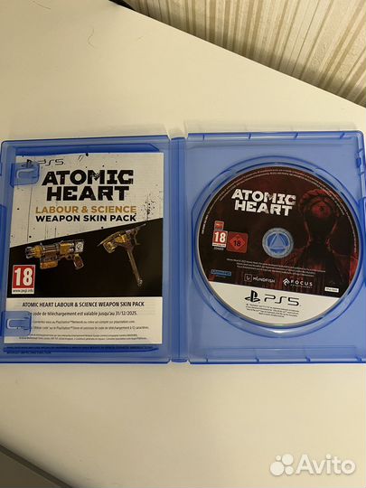 Atomic heart ps5 диск