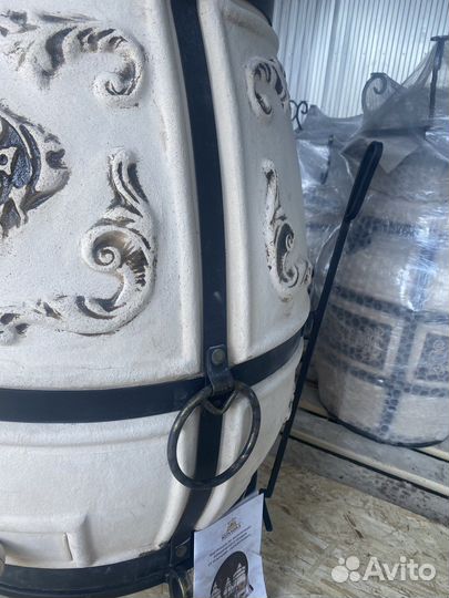 Тандыр «Степной Премиум» с откидной крышкой