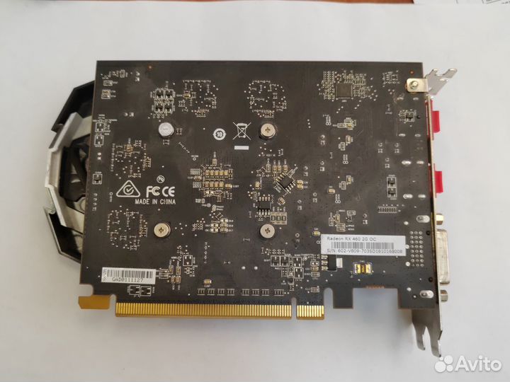 Видеокарта radeon rx 460 2 gb