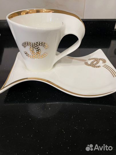 Чайные чашки с блюдцами220мл