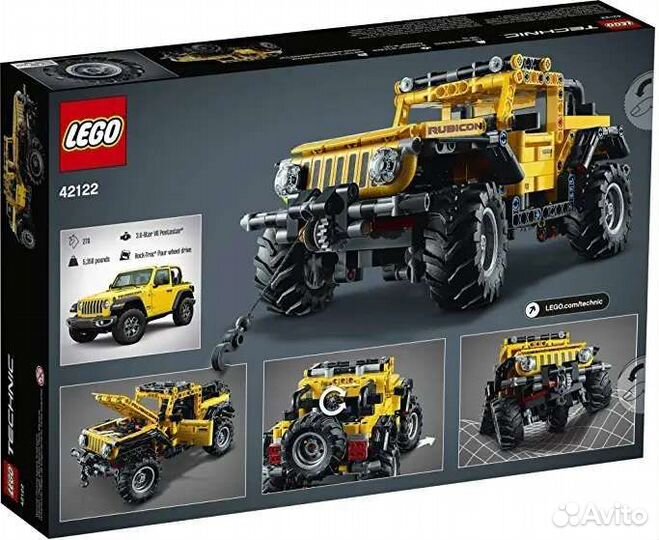 Новый Lego Technic 42122 Jeep Wrangler