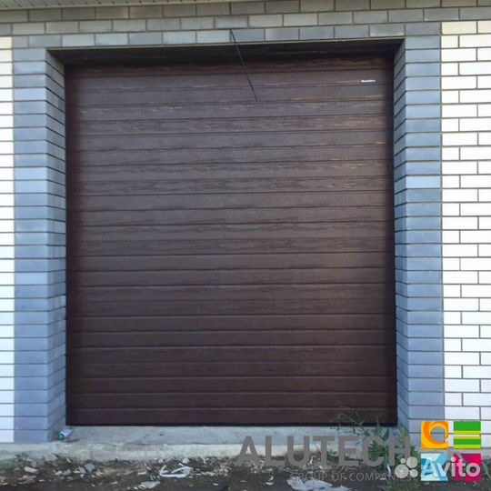 Секционные ворота alutech