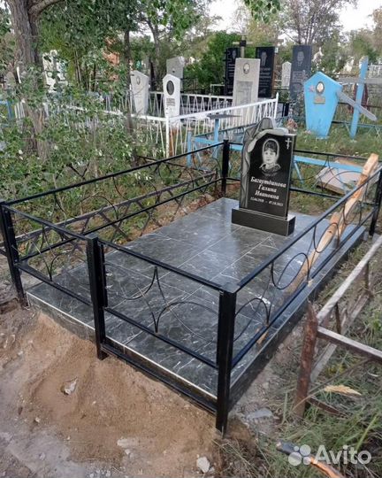 Благоустройство памятников/ захоронений с гарантие