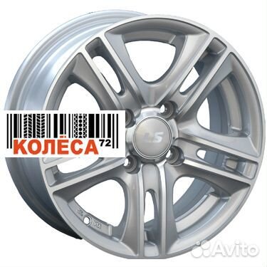 LS Wheels LS191 6.5x15 5x100 ET43 Dia57.1 SF