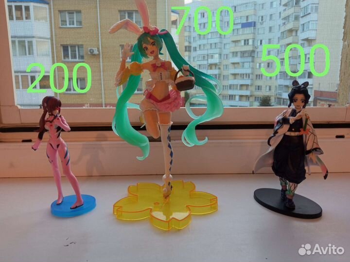 Аниме фигурки хатсуне Мику, Мари, Шинобу Кочо