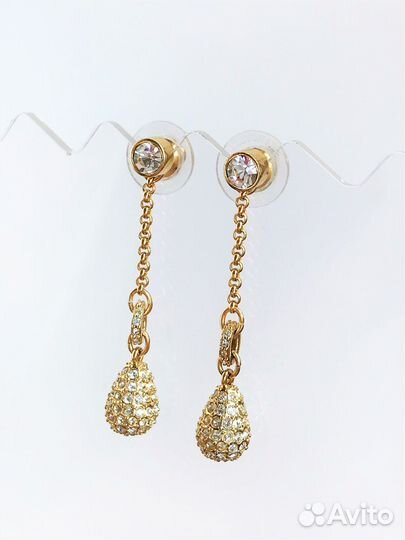 Серьги Swarovski Оригинал Пусеты Гвоздики Подвески