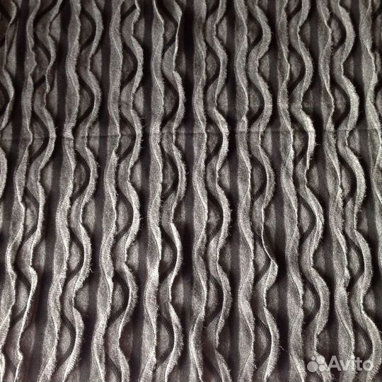 Ткань трикотаж объемный волны отрез ш 130 х д 62