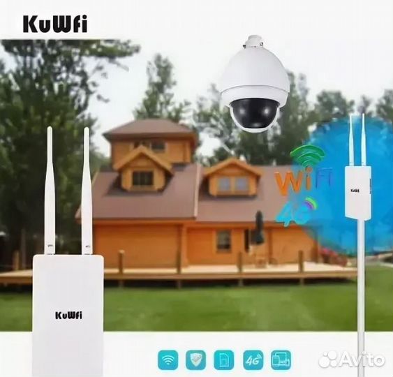 Роутер уличный KuWfi CPF905 со встроенным модемом