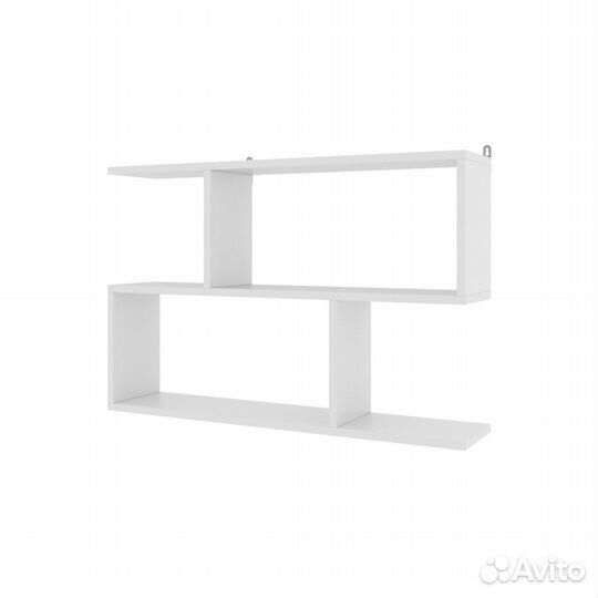 Полка настенная лабиринт 3, 80х17х53см, белый