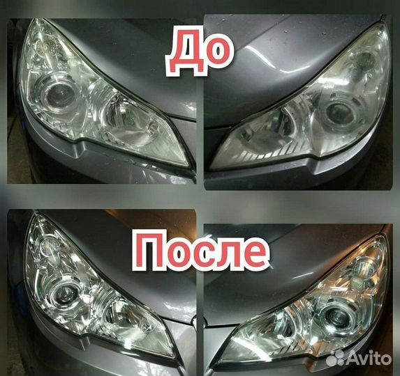 Химическая полировка фар