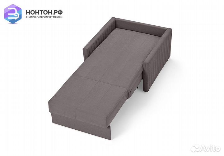 Кресло аккордеон Бремен темно-серое