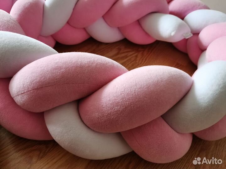 Бортики в кроватку коса 230 см