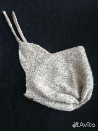 Шапка вязаная из шерсти яка