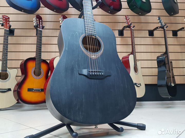 Акустическая гитара Flight D-145 BK