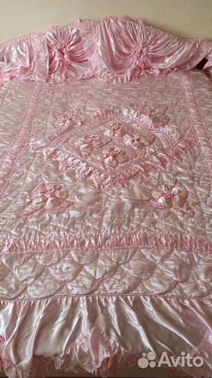 Комплект для спальни(покрывало, шторы, ламбрекен)