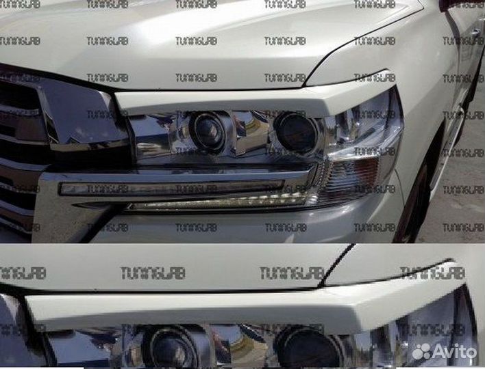 Land Cruiser 200 Реснички на передние фары V6CD8