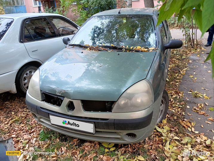 Renault Symbol 1.4 МТ, 2005, битый, 198 000 км