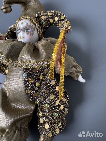 Магнит из Венеции кукла карнавал