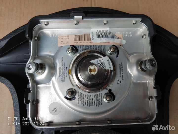 Airbag в руль peugeot 406