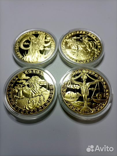 Монеты с изображением знаков зодиака