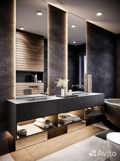 Зеркало с диодной подсветкой в ванную Valery