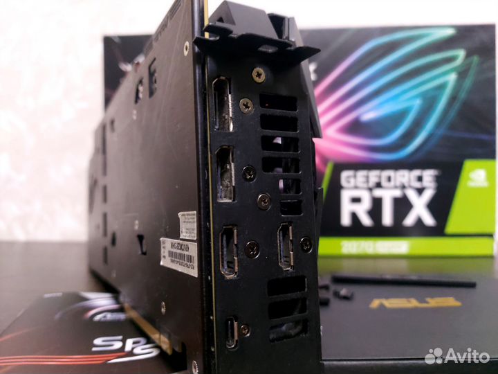 Видеокарта rtx 2070 super asus rog strix gaming