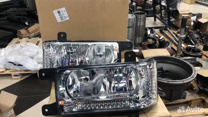 Диодные фары камаз
