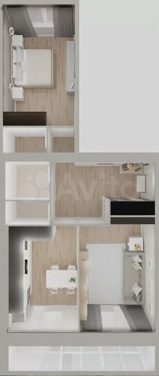 2-к. квартира, 66 м², 10/10 эт.