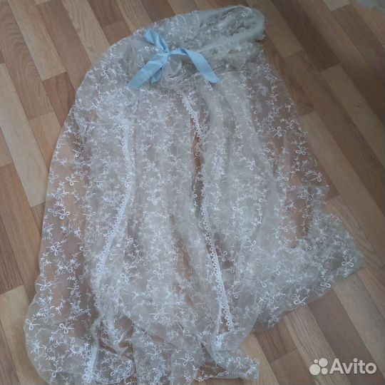 Балдахин в кроватку с держателем, бортики