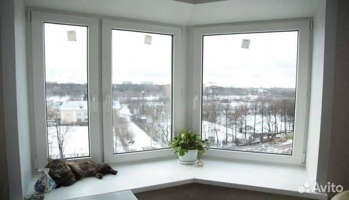 Окна балконы пвх