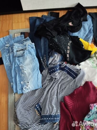 Большой пакет женских вещей 42-44