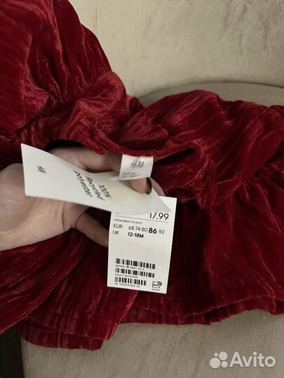 Платье на девочку 86 h&m