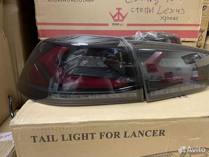 Mitsubishi lancer X Тюнинг LED Стоп сигналы Q7OG8