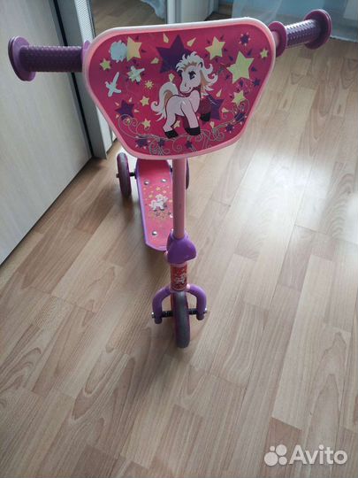 Самокат детский трехколесный бу