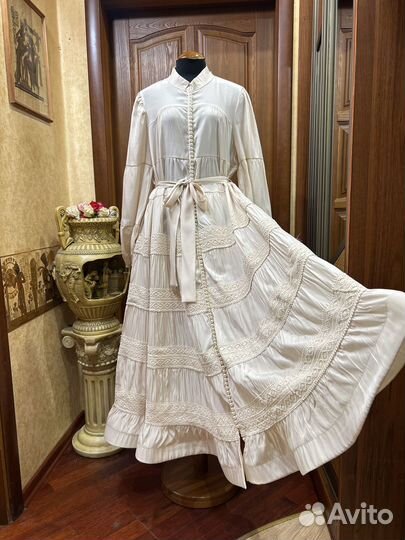 Zimmermann платье хлопок/шелк 46 и 48