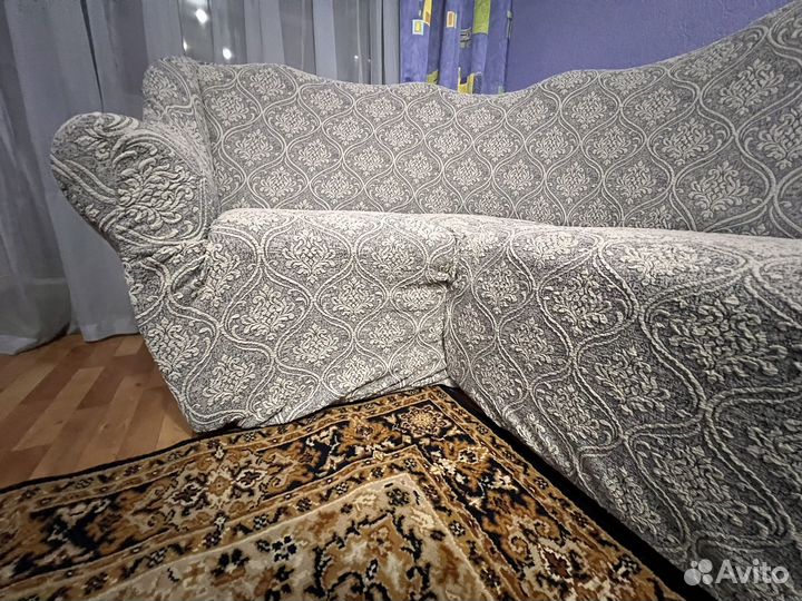 Чехол на угловой диван бу