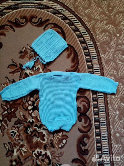 Костюм детский новый на 0-3 мес