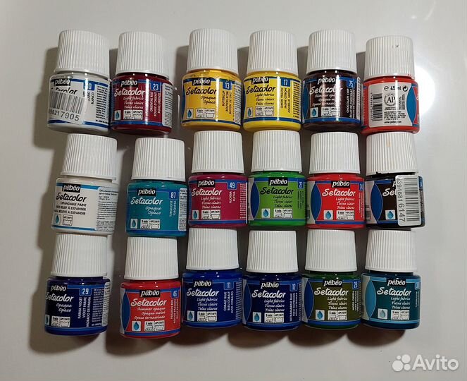 Краски для ткани Pebeo