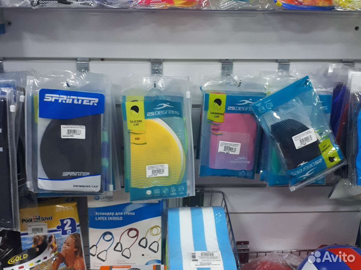 Все для бассейна.очки.купальники.шапочки.ласты