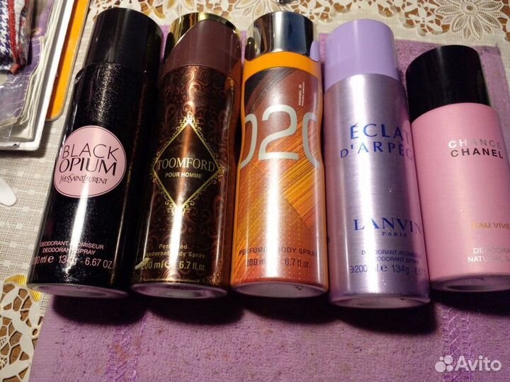 Парфюмированные дезодоранты