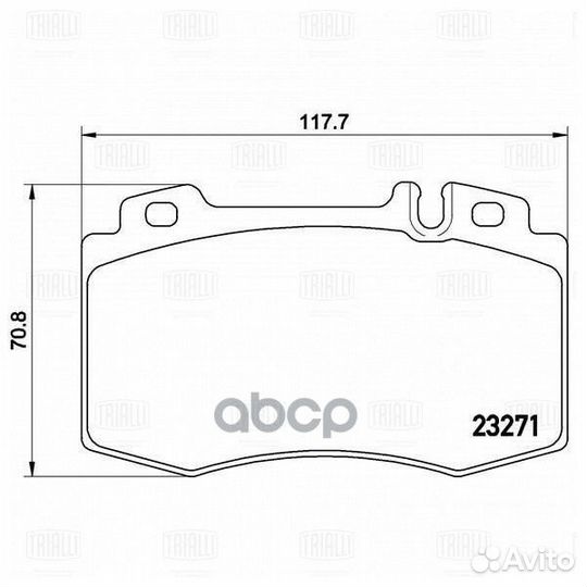 Колодки тормозные mercedes-benz W163 9805/W220
