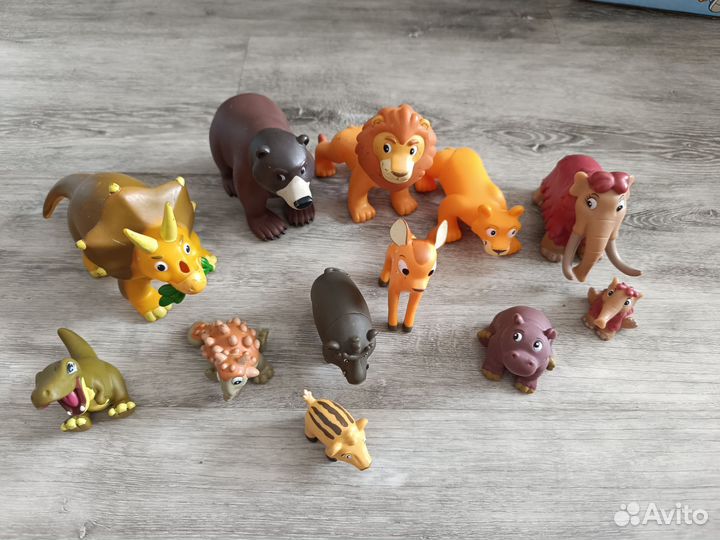 Deagostini ферма,животные леса,динозавры,африка