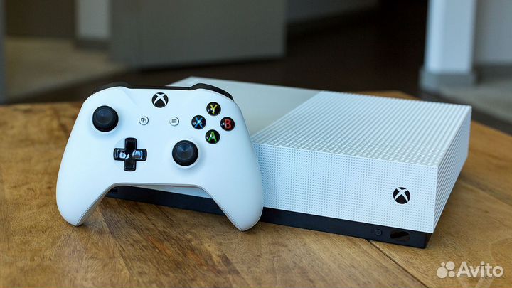Xbox one s + гарантия