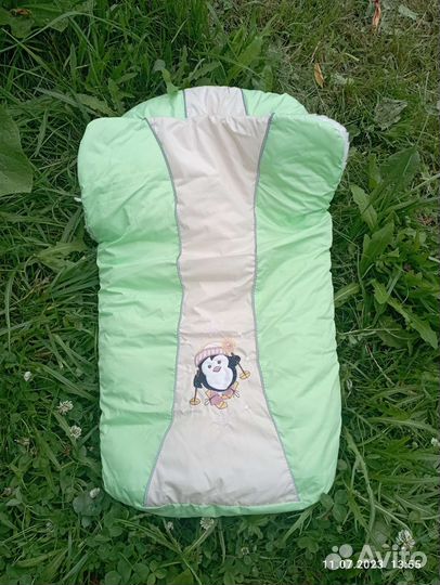 Зимний конверт в коляску