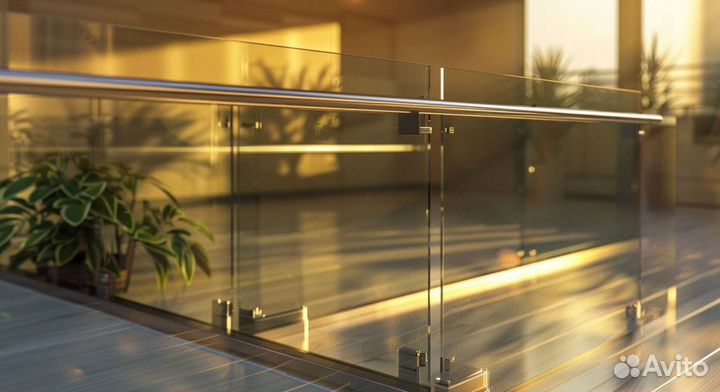 Стеклянные перила