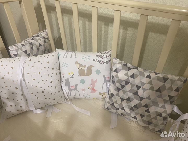 Подушки в манеж