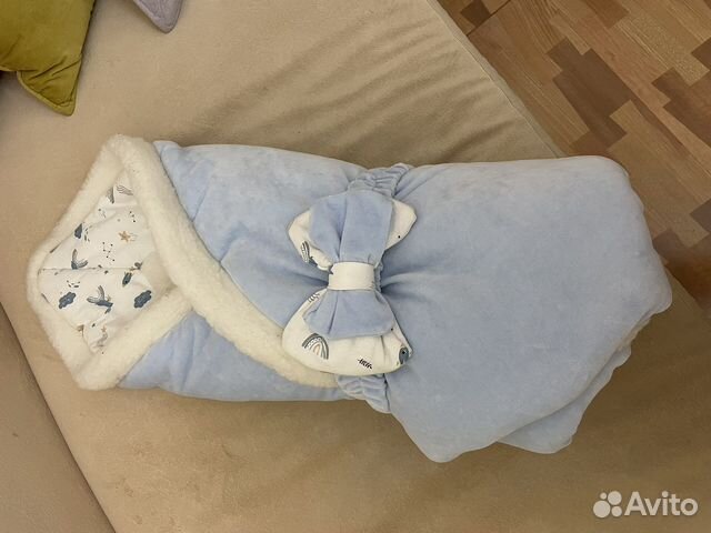 Конверт на выписку для мальчика зимний