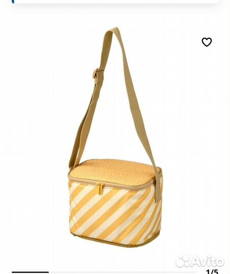 Cумка летняя IKEA, 26x19x19 см, с термоизоляцией